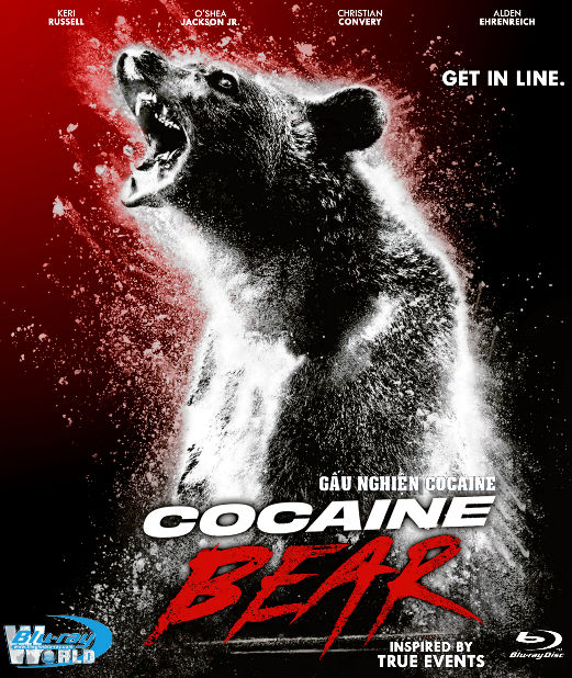 B5692.Cocaine Bear 2023 GẤU NGHIỆN COCAIN  2D25G  (DTS-HD MA 7.1)